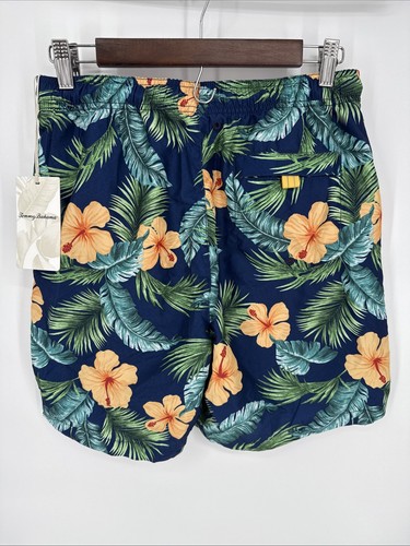 Tommy Bahama Größe Small blau gelb HAWAII TROPISCHE BADESHORTS Badehose neu - Bild 6 von 8