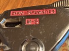 Vtg 3 Dymo Tapewriter Label Maker Tools w xtra Tape M-5 Chrome Handheld Key Chai — photo 3