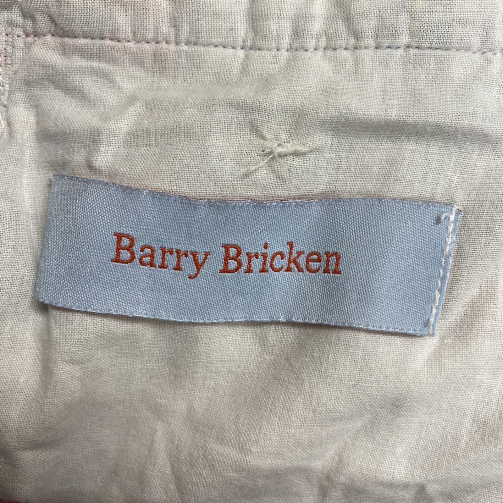 BARRY BRICKEN Multicolored Plaid Patchwork Mens 3… - image 8