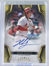 2024 Topps Five Star Nolan Gorman On Card Autograph Auto #FSA-NGO Cardinals