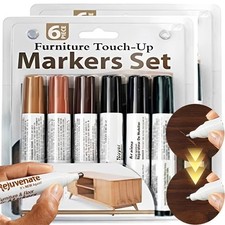 Wood Stain Touch-Up Marker Wood Furniture & Floor Pens Scratch Repair Marker