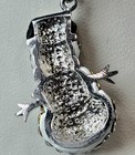 Kirks Folly Snowman Crystal Rhinestone Pendant Necklace Silver Plated Christmas — photo 3