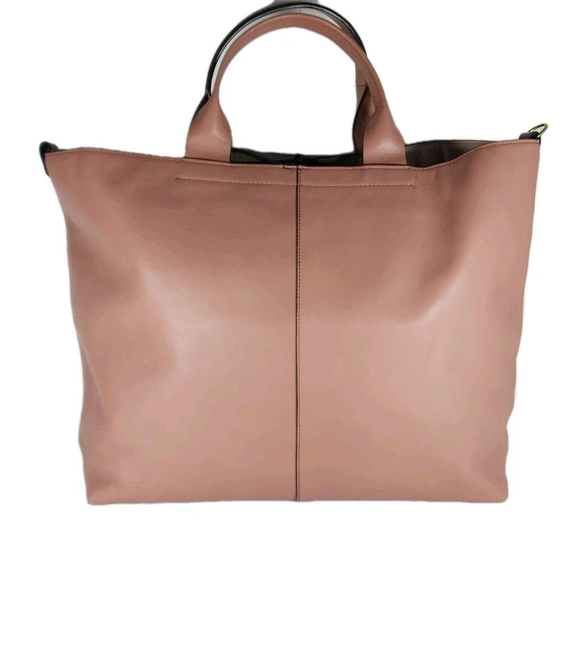 Bolsa tote REED KRAKOFF feminina grande blush couro alça superior - Imagem 3 de 4