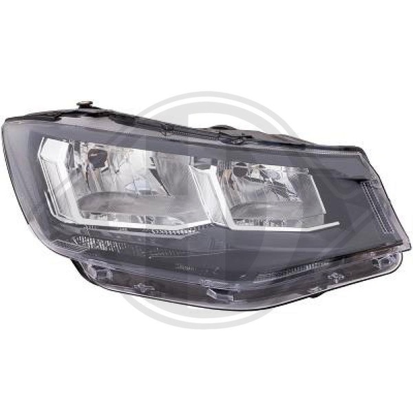 Hauptscheinwerfer Halogen H7 H15 PY21W Rechts FüR VW Caddy V GroßRaumlimousine-image