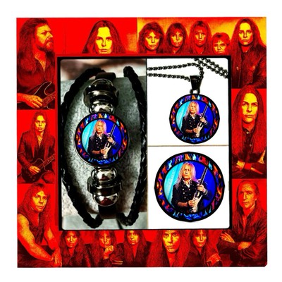 SAVATAGE ROCK BAND   SET OF THREE  BRACELET NECKLACE PIN