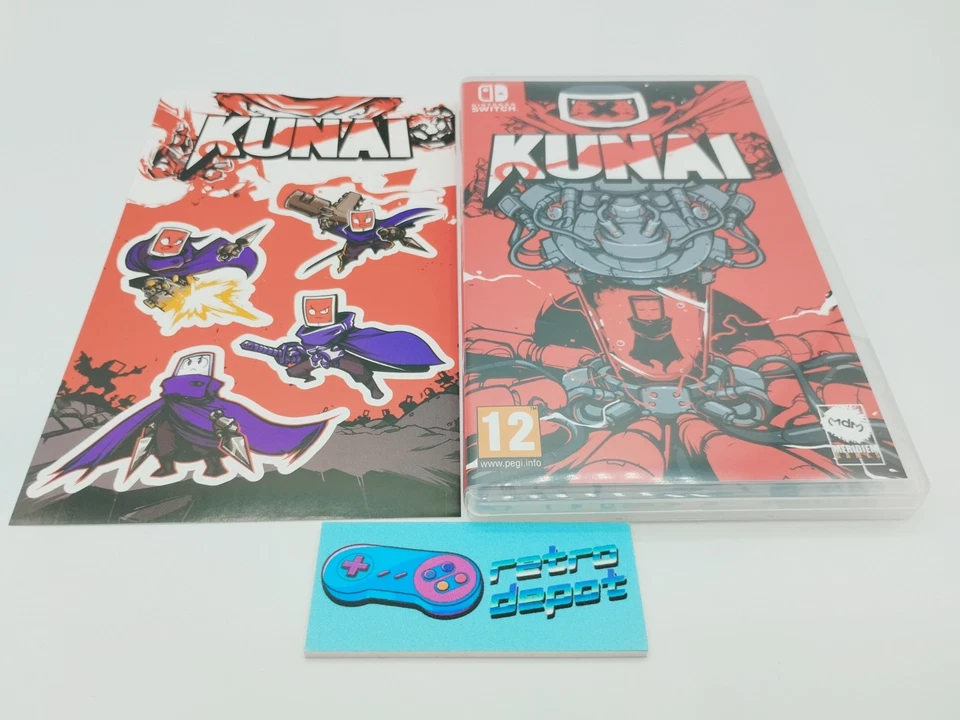 Kunai + Fourreau Carton + Autocollants / Nintendo Switch / TBE / PAL / FR UK ESP, photo 4 sur 5