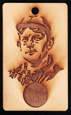 JACK CHESBRO - GYPSY OAK Wood Engraving BASEBALL Card TEST SAMPLE - HIGHLANDERS