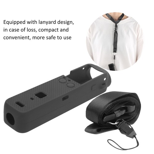 Camera Protective Cover Soft Silicone Case Sleeve With Lanyard For 2 C CB - Afbeelding 5 van 17