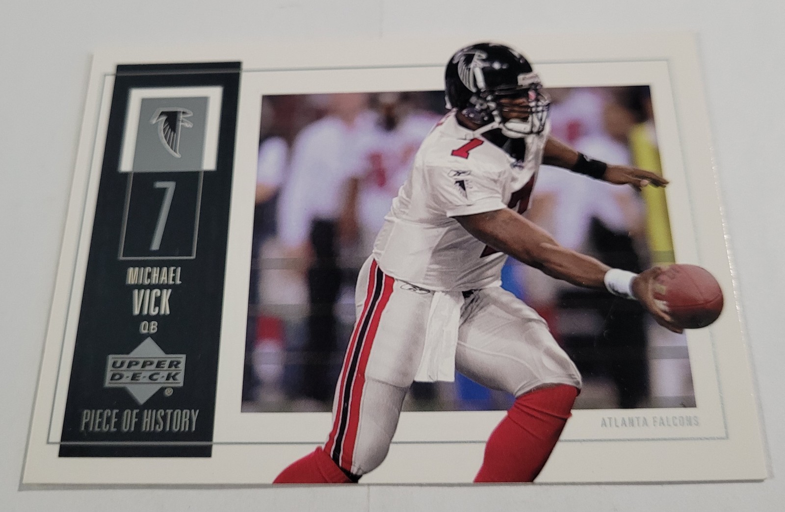 2002 UD Piece of History #5 Michael Vick Atlanta Falcons