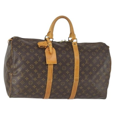 LOUIS VUITTON Monogram Keepall 50 Boston Bag M41426 LV Auth 143481