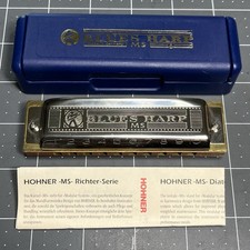 Vintage Hohner Blues Harp Harmonica Made In G...