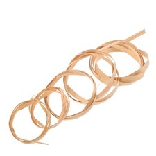 5 Pcs Chair Caning Supplies Basketry Reed Coils Cane Strips for Seat Weaving