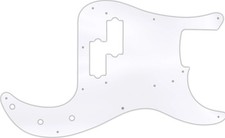 WD Custom Pickguard For Fender Road Worn 50's Precision Bass #45T Clear Acryl...