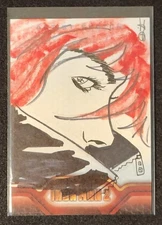 2010 Upper Deck Marvel Iron Man 2 Black Widow 1/1 Sketch by Dietrich Smith