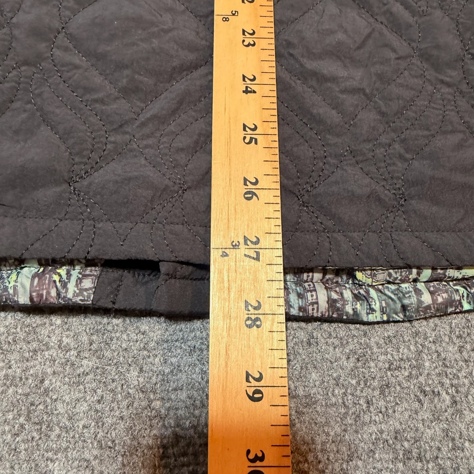 Fabletics Jacket Mens Extra Large Black Quilted S… - image 6