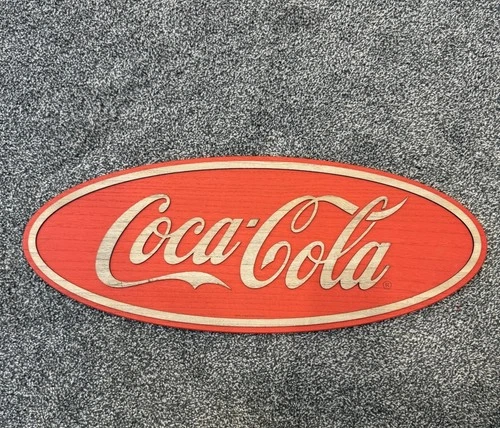 Coca-Cola Vintage Wooden Sign