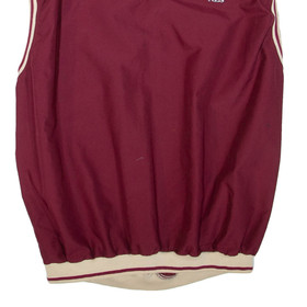 NES Golf &auml;rmelloses Herren Sweatshirt weinrot Rundhalsausschnitt M