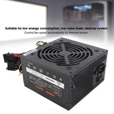 350-Watt Black ATX 12V PCIE Silent 120mm Fan Desktop PC POWER SUPPLY 20 4Pin