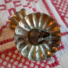 #106: Vintage Kerzenhalter für den Tannenbaum, Restgold, Drehgelenk