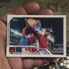 Topps 2023 Series 1 Byron Buxton Welcome Shower #324 Minnesota Twins Baseball
