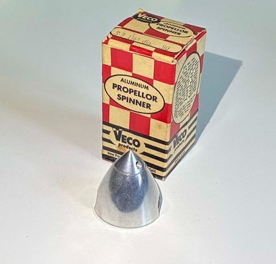 NEW in Box - 1.5 - 1 1/2  inch Veco Spinner for Control Line / RC Model Aircraft