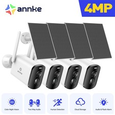 ANNKE WLAN Solar Überwachungskamera Kabellos Außen 360° PTZ Funk Akku Kameras