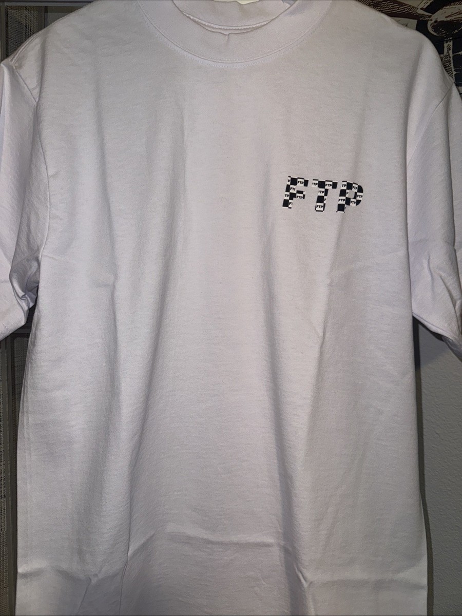 トップス FTP CHECKERED LOGO TEE(WHITE) - Large FTP x Vans Checkered Logo Tee White Men's Size Medium NEW | eBay