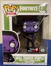 Funko Pop! Games Fortnite SKULL TROOPER PURPLE #438 GameStop Exclusive