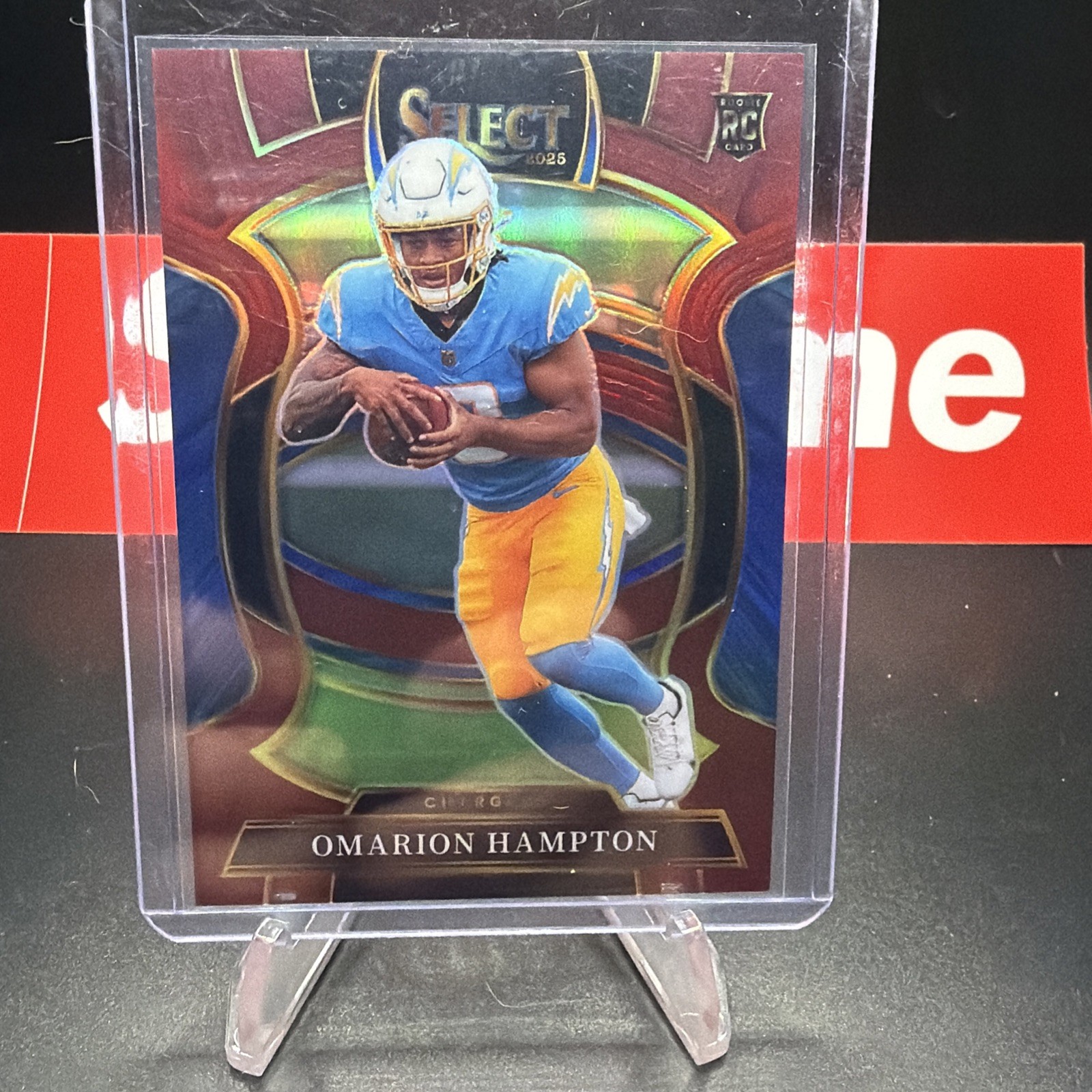 2025 Panini Select Omarion Hampton Rookie Concourse Maroon /149 Chargers