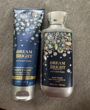 Bath Body Works Dream Bright Body Wash 10 oz Cream 8 oz Set Aloe Derm