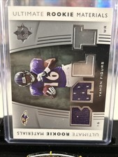 Yamon Figurs 2007 Ultimate Collection Rookie Dual Jersey Card URM-YF Ravens. rookie card picture