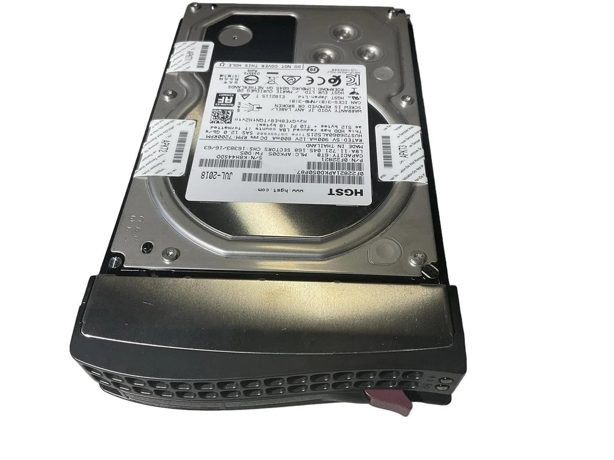 HGST 3.5 in Form Factor Internal Hard Disk Drives 6 TB Storage