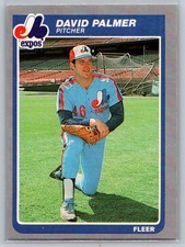 1985 Fleer #404 David Palmer Montreal Expos