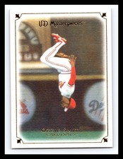 2007 Upper Deck Masterpieces #19 Ozzie Smith Back Flip 