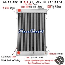 G31153 3-Row Radiator For Lincoln Welder Vantage 400 500 500I Models G31154 US