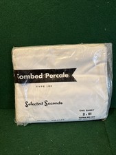 Vintage Combed Percale Type 180 Selected Seconds Bedsheet 81x108 Double Bed Size