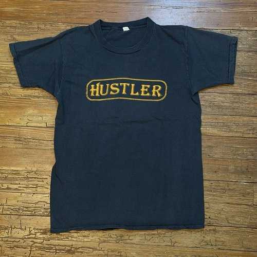 70s Hustler Shirt Size Small Band Tour Punk Hippie P 1970s vintage concert t-shirt, vintage, size S, single stitch, B+ condition