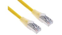 Kabel Kat. 5E F/Utp ŻółTy 10M RS Components