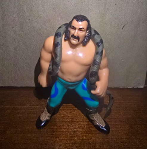 Vintage 1990 WWF Jake The Snake Roberts Hasbro Tit...