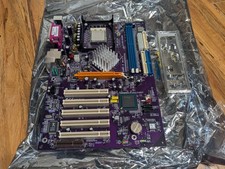 ECS 848P-A Socket 478 Motherboard ATX W/ Pentium 4 2.8 CPU I/O Shield