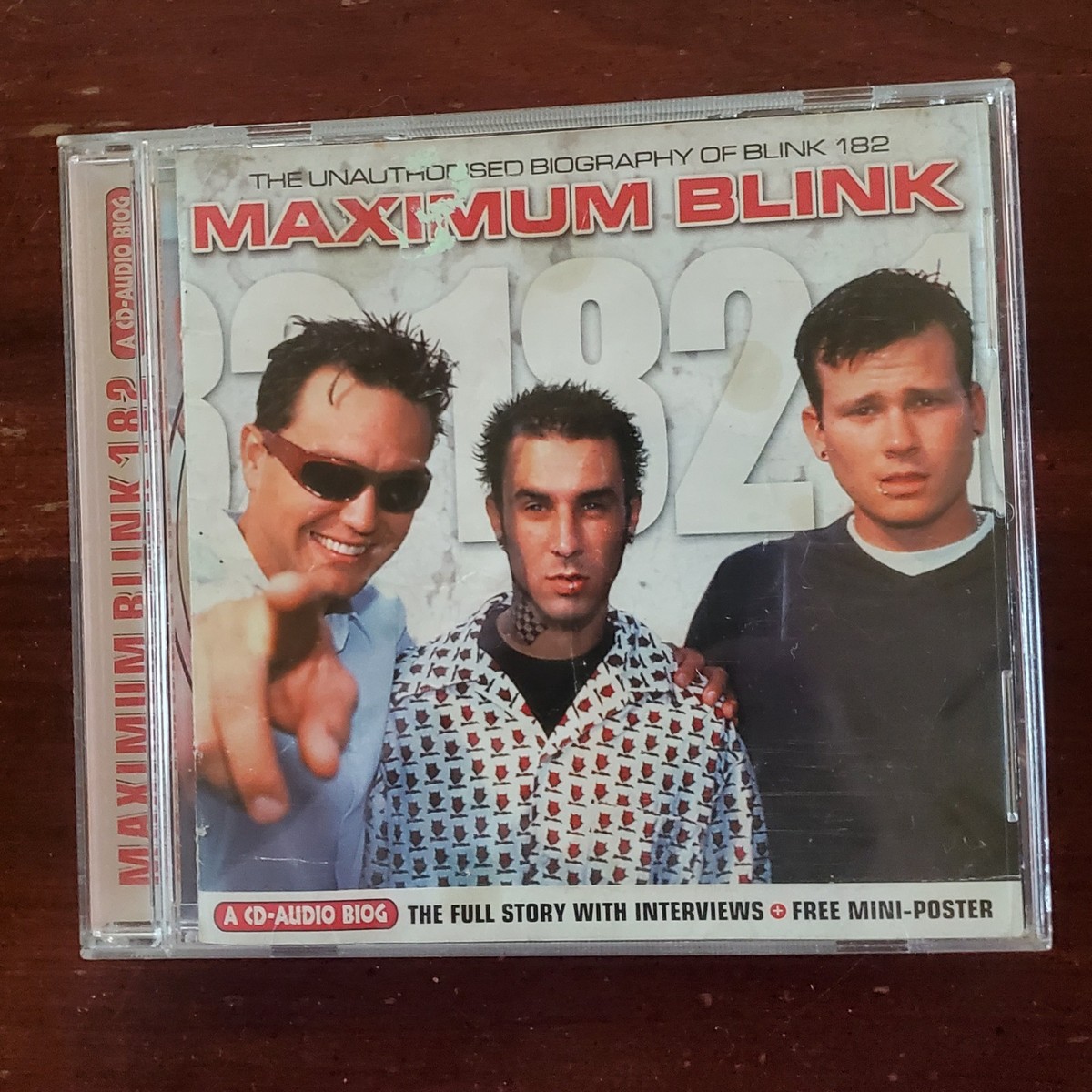 RARE Blink-182 CD 'MAXIMUM BLINK 182 - THE UNAUTHORIZED BIOGRAPHY