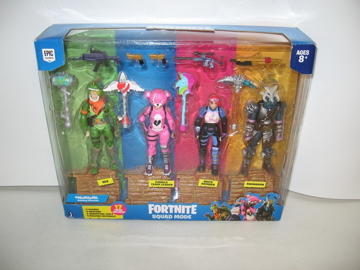 Hasbro FORTNITE フィギュア ４個セット(開封品) New Jazwares FORTNITE Squad Mode Epic Games 4 Figure Pack 4