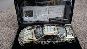 2007 Clint Bowyer Autographed #07 Jack Daniels Owners Elite White Gold Diecast