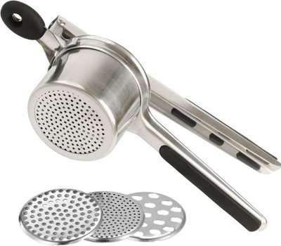 Large 15oz Heavy Duty Stainless Steel Potato Ricer Masher Handheld Kitchen