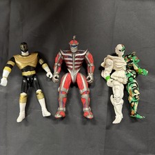 Vintage Lot Of 3 - Power Rangers Zeo, Lord Zedd & Rito Revolto Figure Bandai -H4