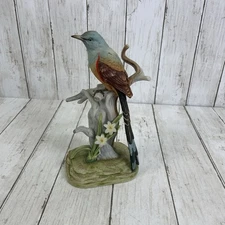 Scissor-Tailed Flycatcher by Andrea Sadek Porcelain Figurine Japan #9198 -Flawed