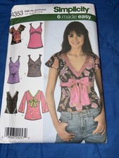 Simplicity 4353 Size P5 12,14, 16, 18,20 NEW