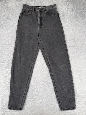 Levis High Loose Taper Jeans Womens 27 Black Big E Wash High Rise Relaxed 27x30