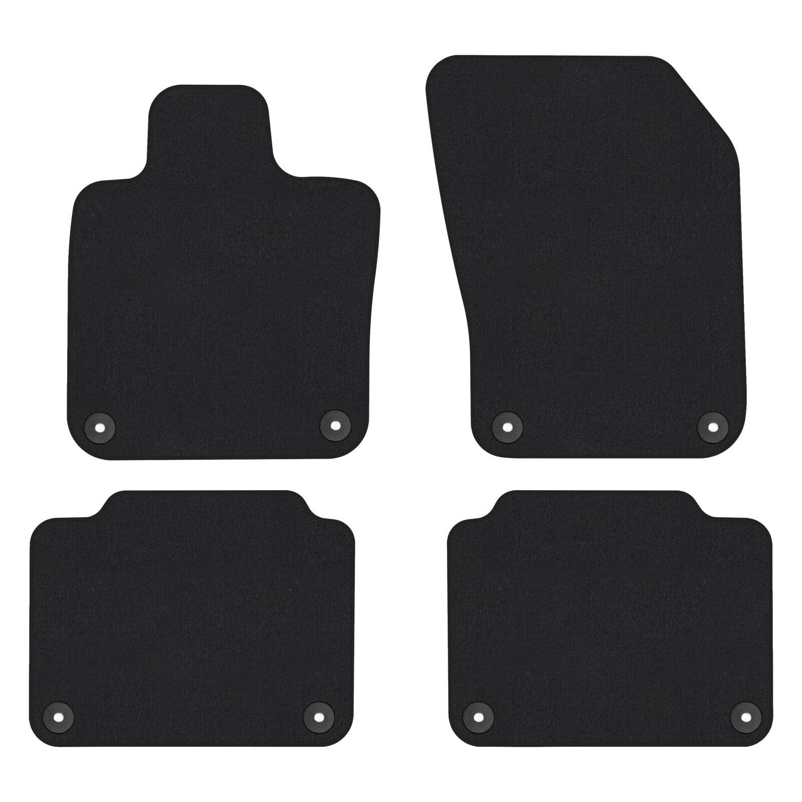 Tapis de sol en velours noir premium pour votre berline Volvo S90 depuis 2016