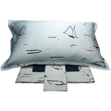 TRUSSARDI COMPLETO LENZUOLA MATRIMONIALE 2 PIAZZE IN RASO DI COTONE - LANDSCAPE